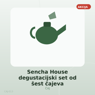 Sencha House degustacijski set od šest čajeva