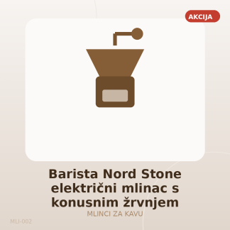 Barista Nord Stone električni mlinac s konusnim žrvnjem