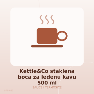 Kettle&Co staklena boca za ledenu kavu 500 ml