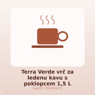 Terra Verde vrč za ledenu kavu s poklopcem 1,5 L